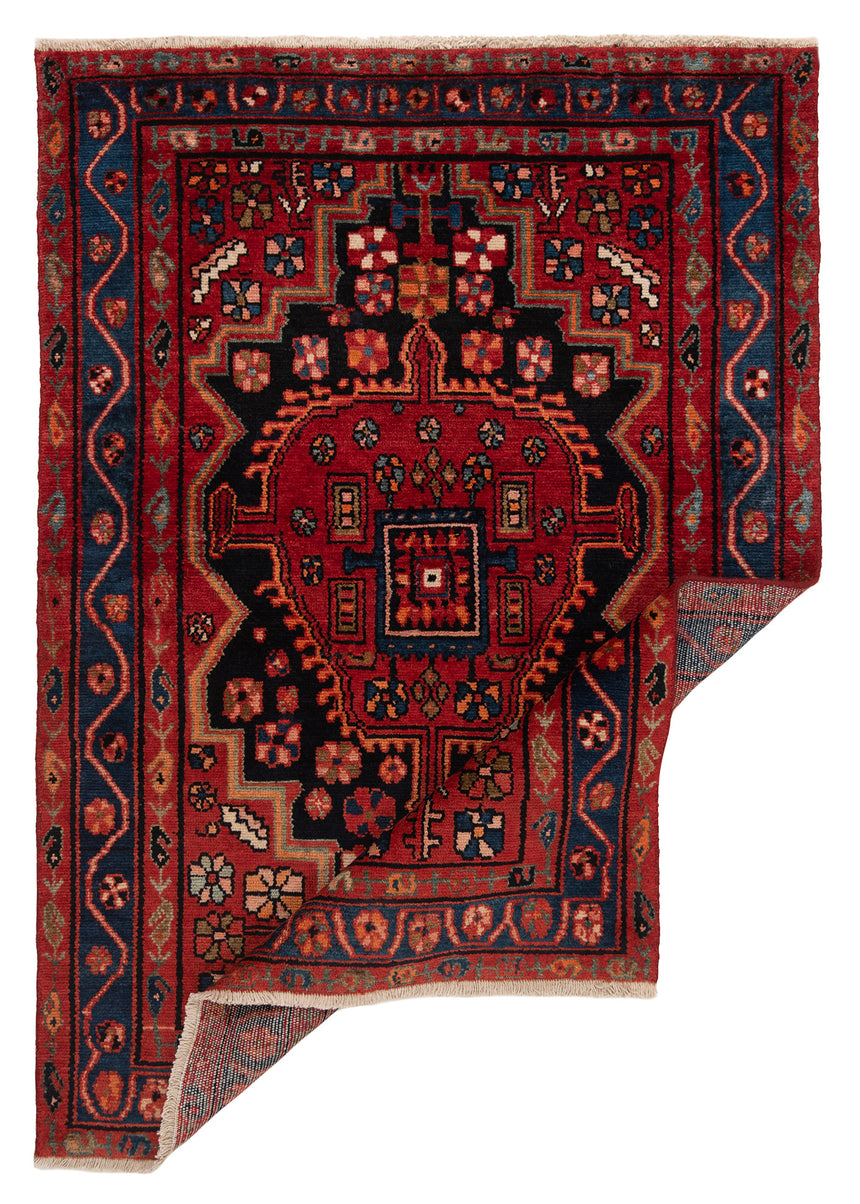 Alfombra persa Hamedan | 154 x 109 cm
