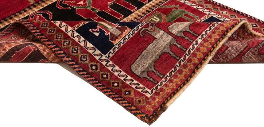 Alfombra persa Shiraz | 184 x 112 cm