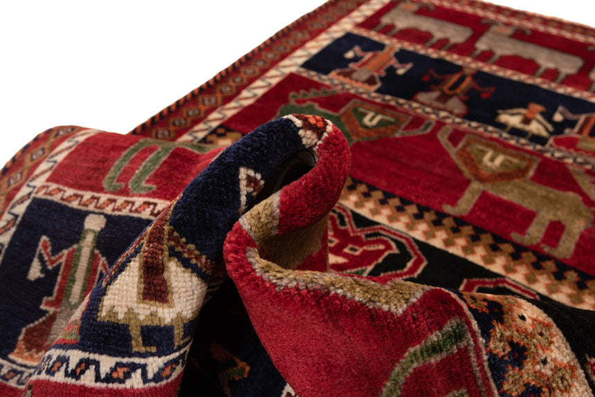 Alfombra persa Shiraz | 184 x 112 cm