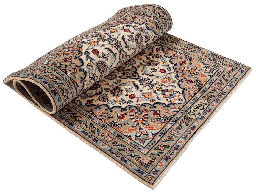 Alfombra persa Kashan | 128 x 72 cm