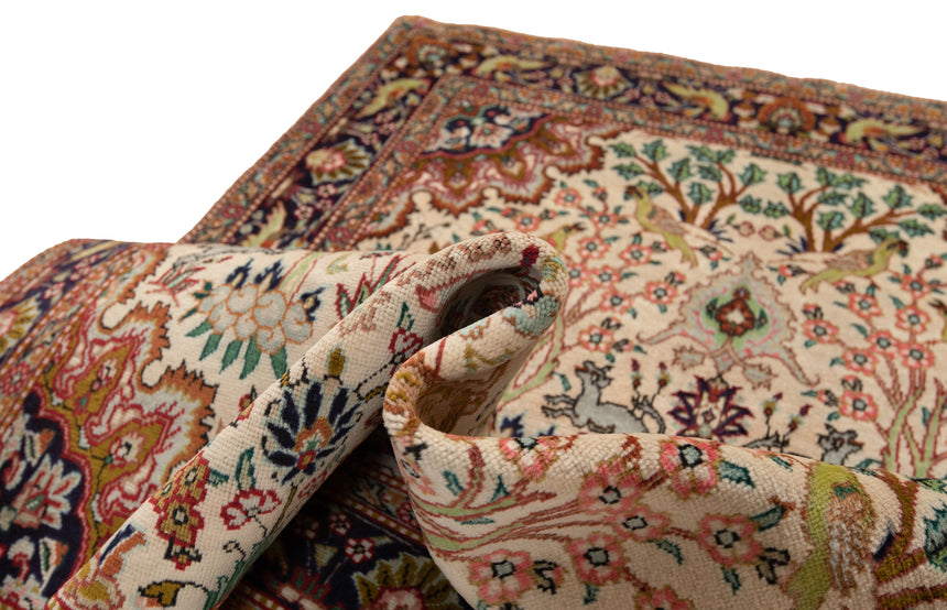 Alfombra persa Tabriz 40 Raj | 156 x 99 cm