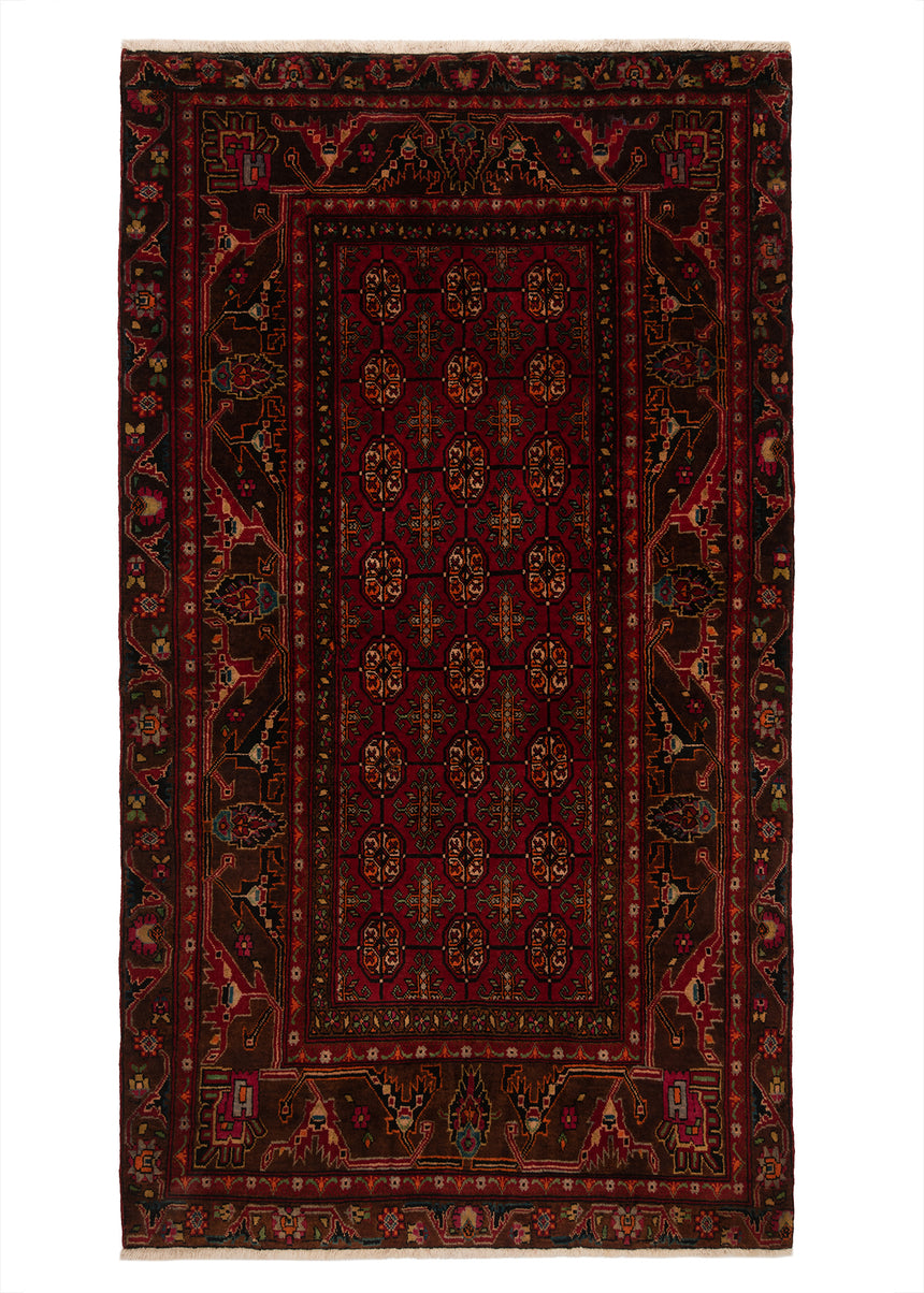 Alfombra persa baluchis | 211 x 121 cm