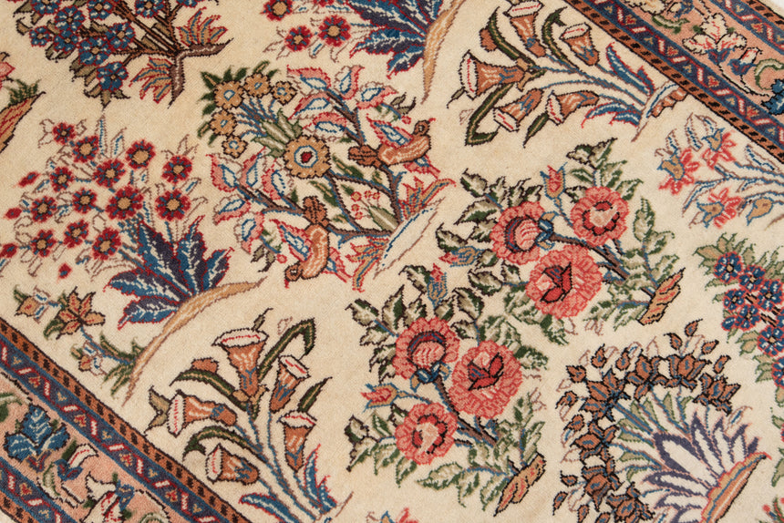 Alfombra persa Kashan | 128 x 77 cm