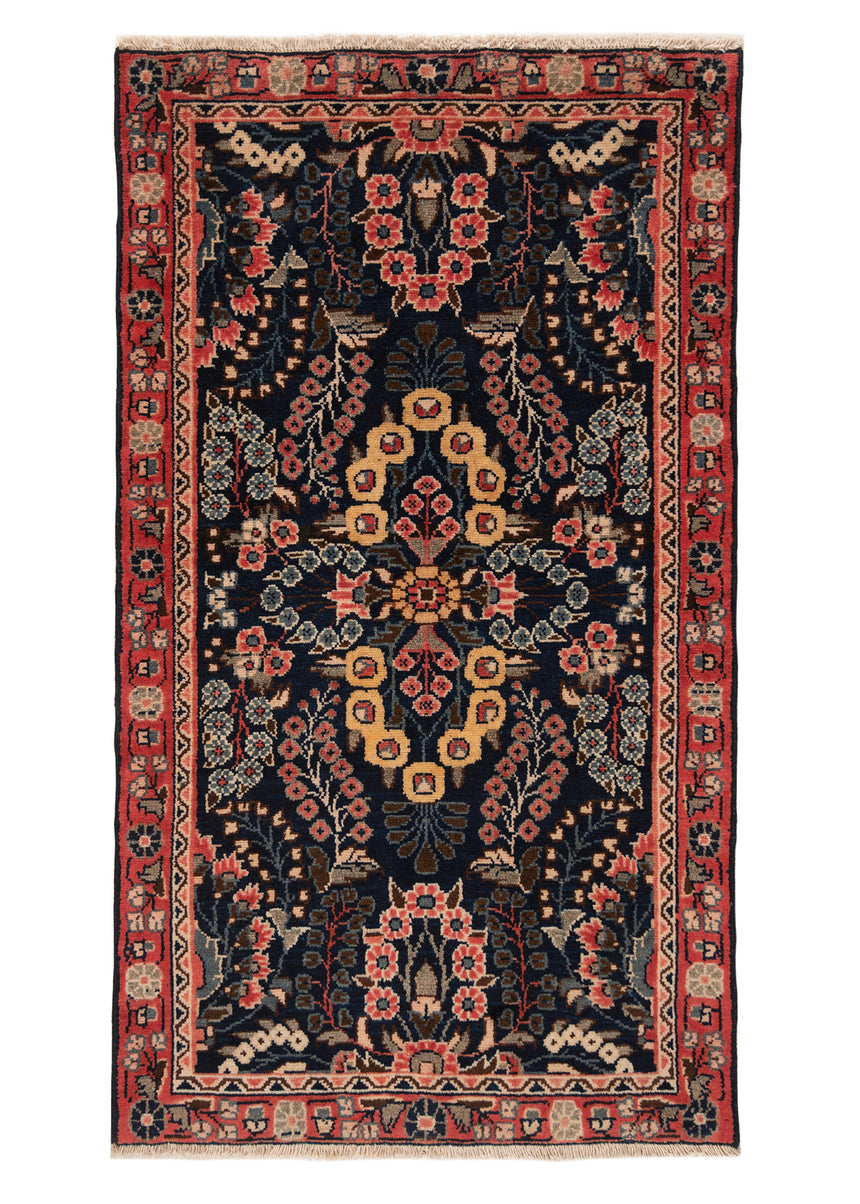 Alfombra persa Hamedan | 132 x 75 cm