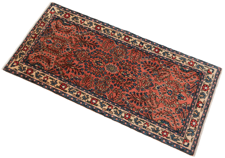 Alfombra persa Sarough | 127 x 62 cm