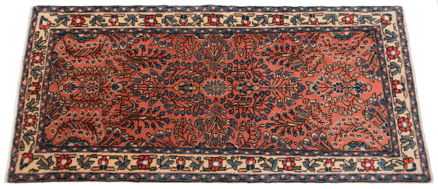 Alfombra persa Sarough | 127 x 62 cm