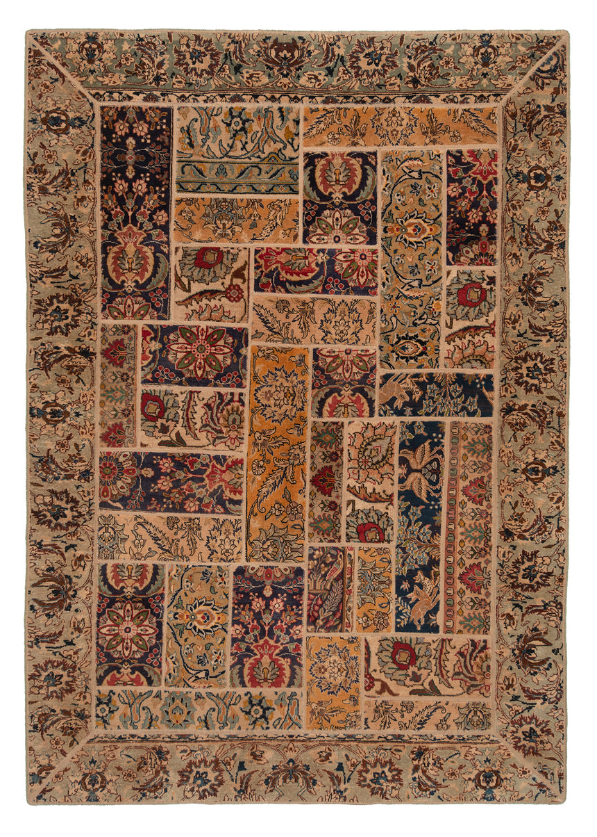 Alfombra de patchwork | 247 x 173 cm