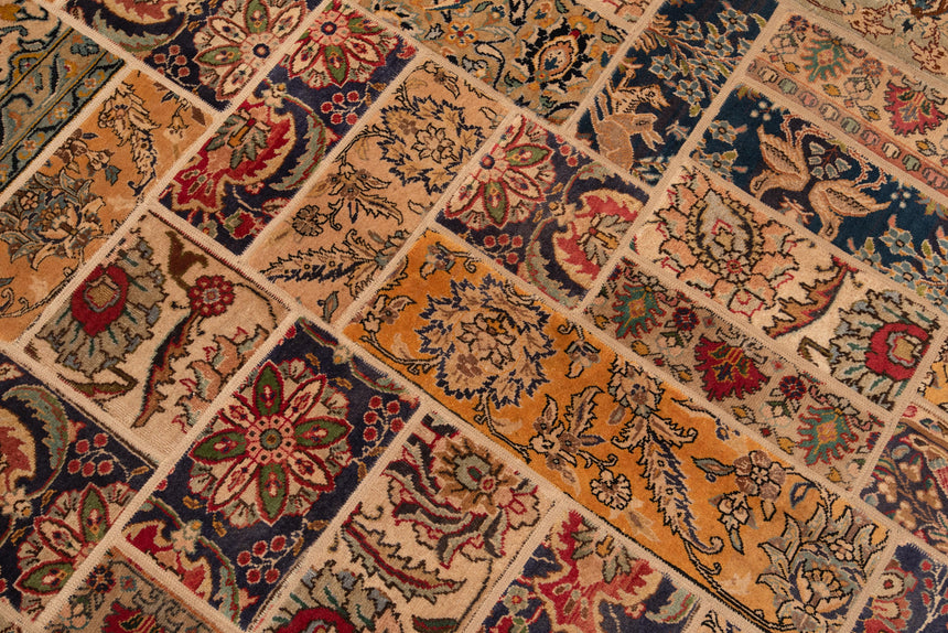 Alfombra de patchwork | 247 x 173 cm