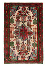 Alfombra persa Hamedan | 121 x 81 cm