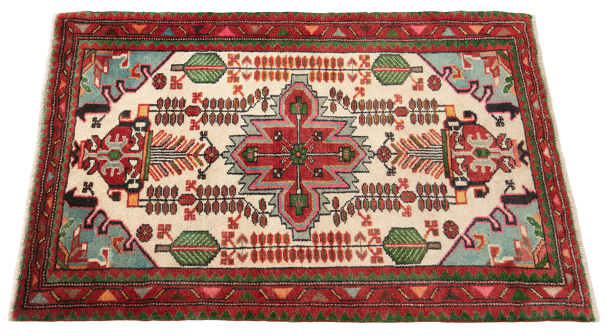 Alfombra persa Hamedan | 121 x 81 cm