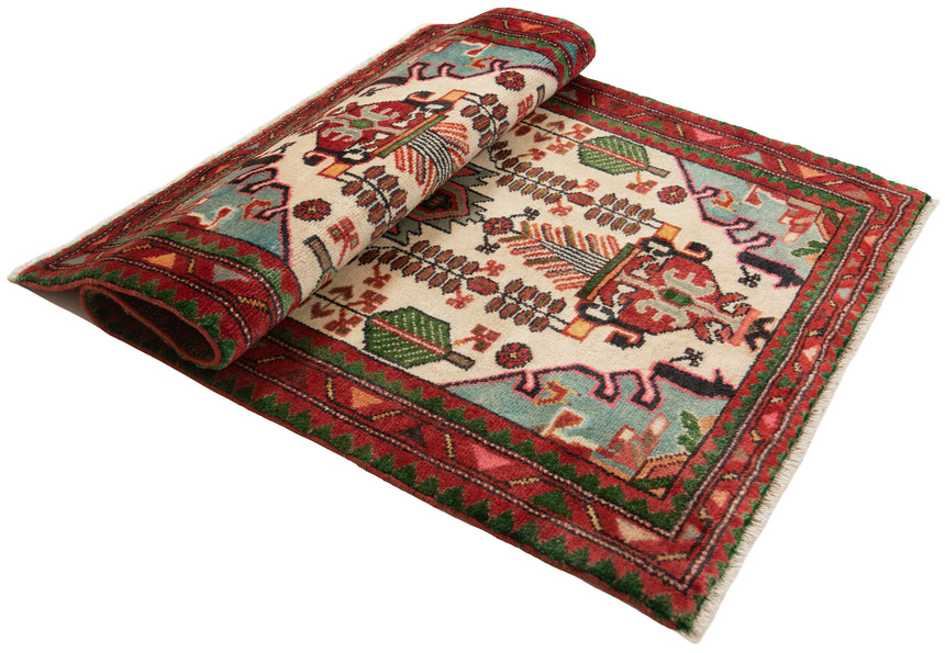 Alfombra persa Hamedan | 121 x 81 cm