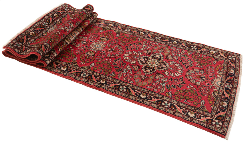 Alfombra persa Hamedan | 297 x 77 cm