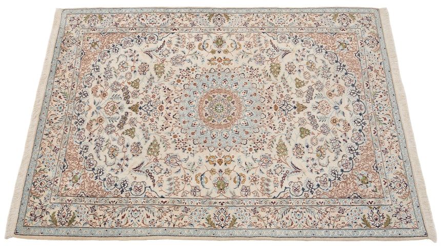 Alfombra persa Nain 6la | 164 x 117 cm