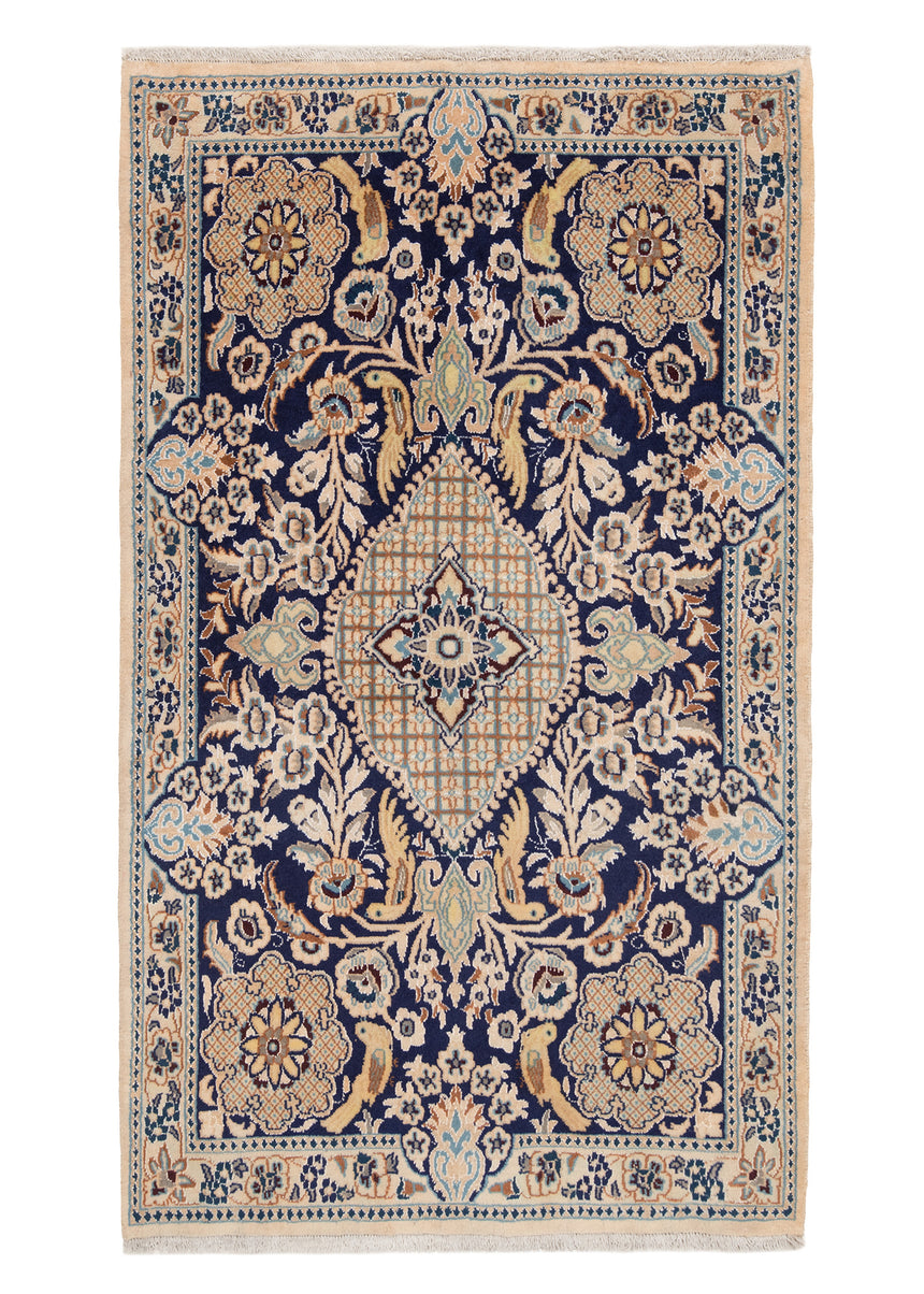 Alfombra persa Nain 9La | 142 x 83 cm