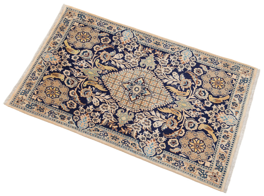 Alfombra persa Nain 9La | 142 x 83 cm