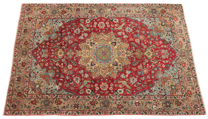 Alfombra persa Tabriz | 138 x 95 cm