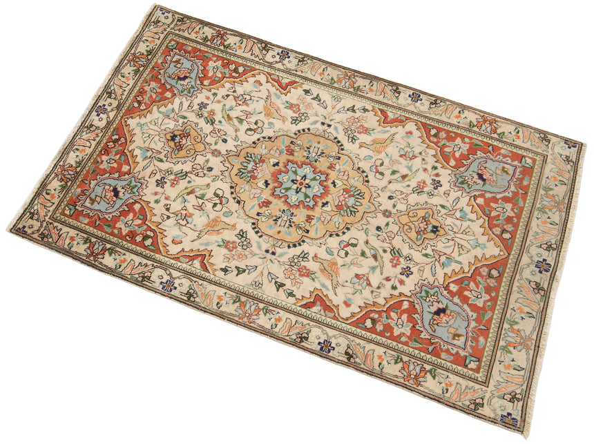 Alfombra persa Tabriz | 157 x 97 cm