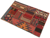 Patchwork de kilim | 120 x 80 cm