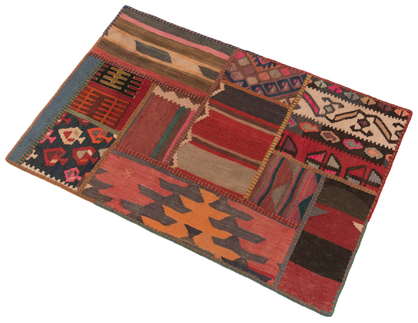 Patchwork de kilim | 120 x 80 cm