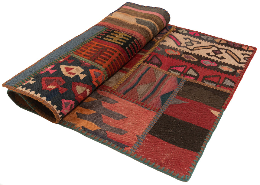 Patchwork de kilim | 120 x 80 cm