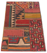 Patchwork de kilim | 120 x 80 cm