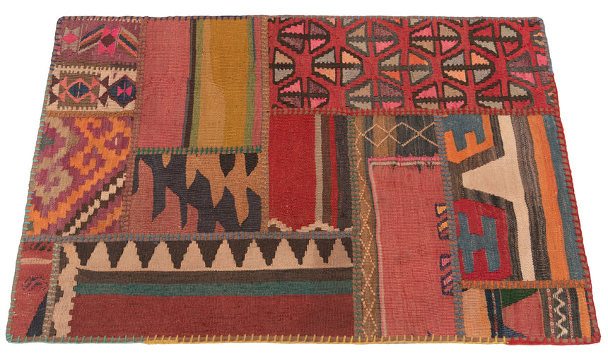 Patchwork de kilim | 120 x 80 cm