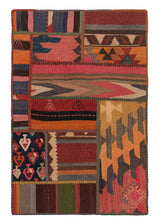 Patchwork de kilim | 120 x 80 cm