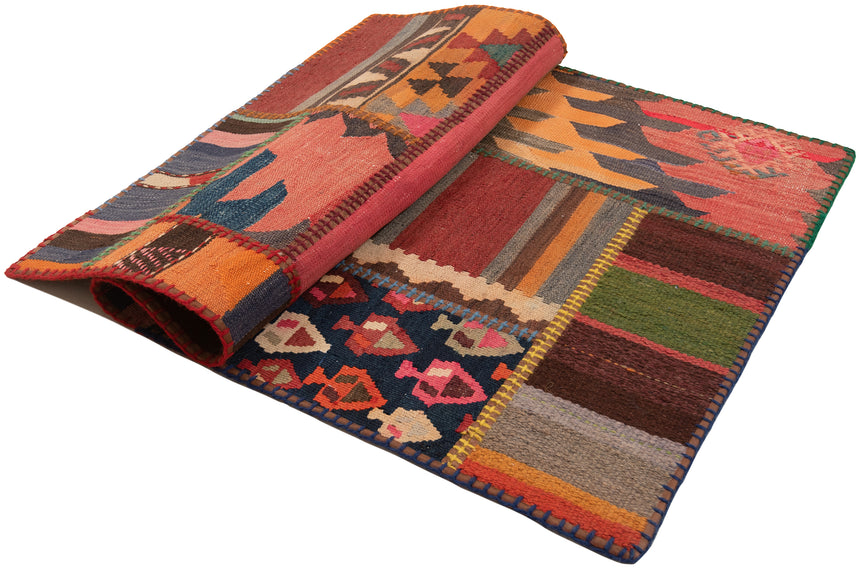 Patchwork de kilim | 120 x 80 cm