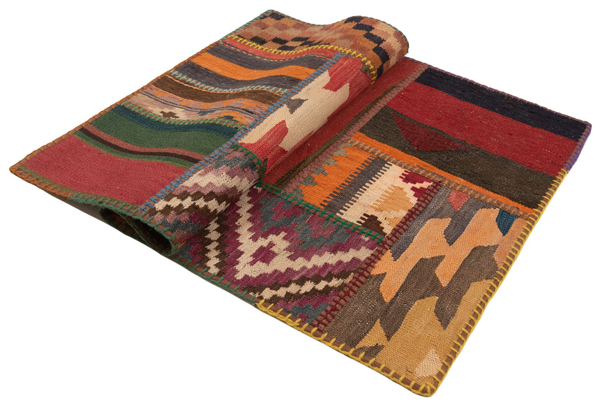 Patchwork de kilim | 120 x 80 cm