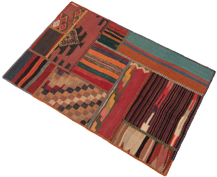 Patchwork de kilim | 120 x 80 cm
