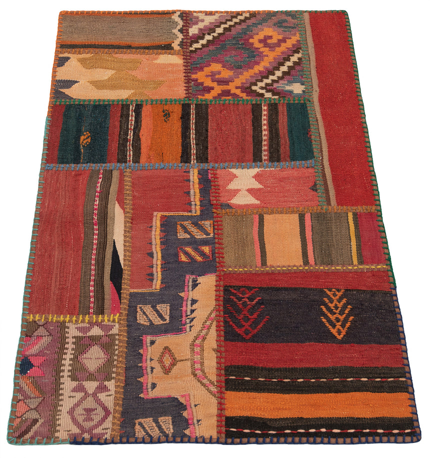 Patchwork de kilim | 120 x 80 cm