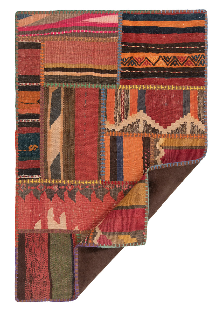 Patchwork de kilim | 120 x 80 cm