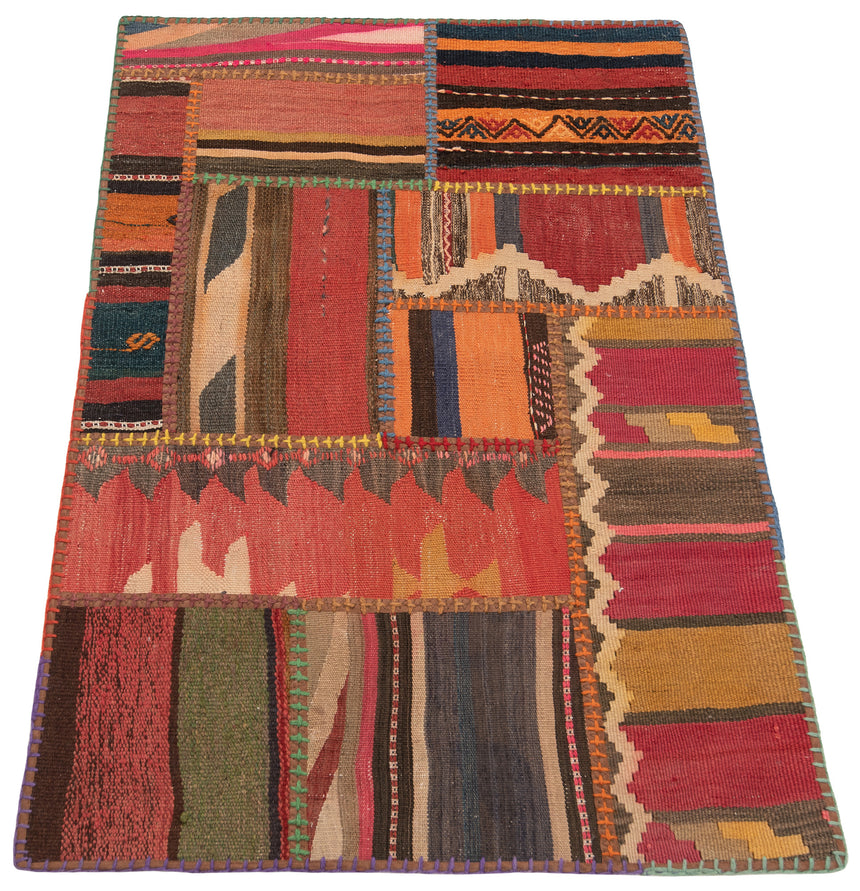 Patchwork de kilim | 120 x 80 cm