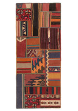 Patchwork de kilim | 200 x 85 cm
