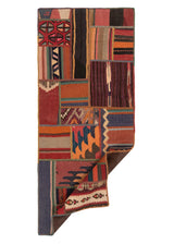 Patchwork de kilim | 200 x 85 cm