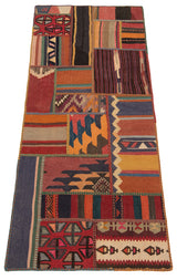 Patchwork de kilim | 200 x 85 cm