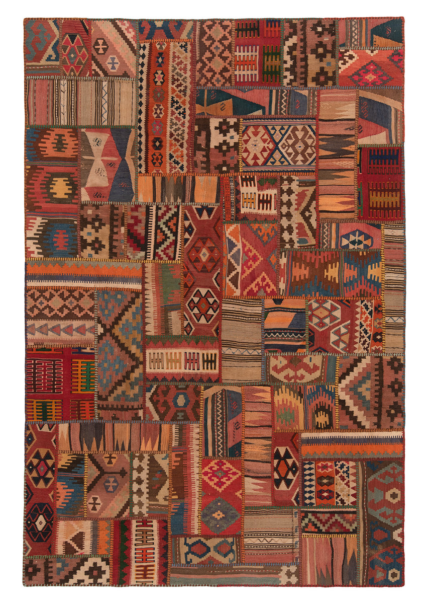 Patchwork de kilim | 300 x 203 cm