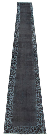 Alfombra vintage con relieve | 585 x 73 cm