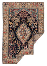 Alfombra persa Qom Patina | 195 x 133 cm