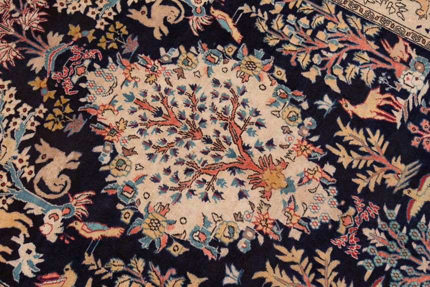 Alfombra persa Qom Patina | 195 x 133 cm