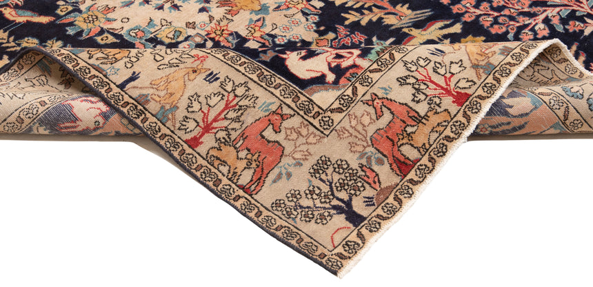 Alfombra persa Qom Patina | 195 x 133 cm