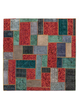 Alfombra de patchwork | 202 x 202 cm