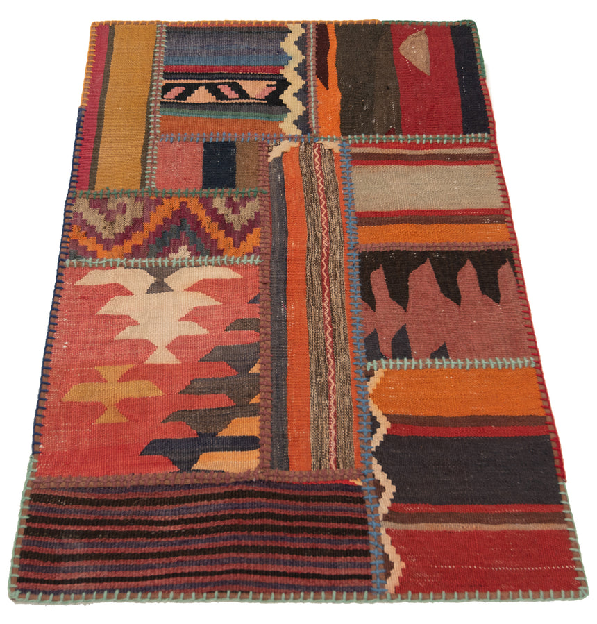 Patchwork de kilim | 120 x 80 cm