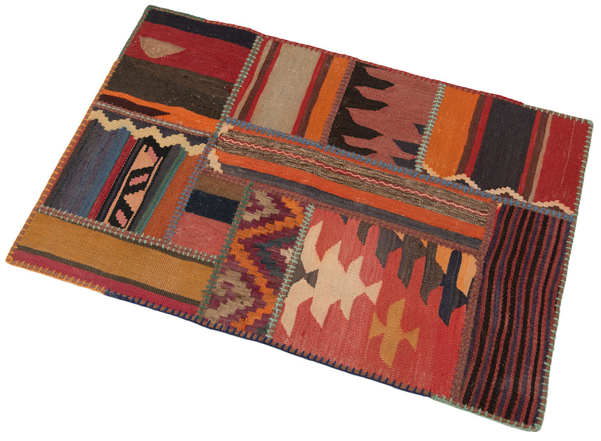 Patchwork de kilim | 120 x 80 cm