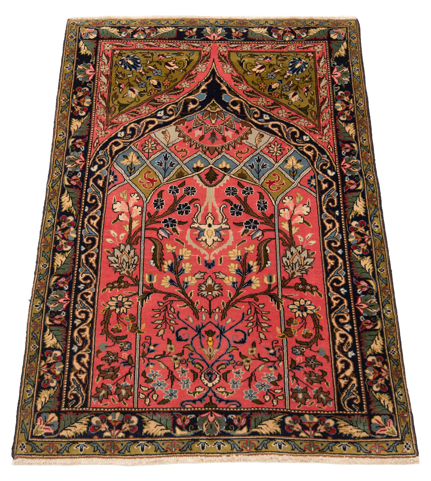 Alfombra persa Qom | 120 x 80 cm