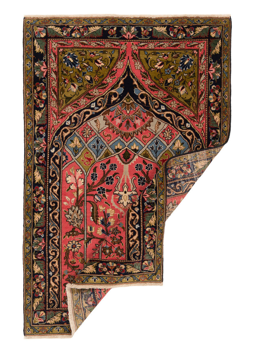 Alfombra persa Qom | 120 x 80 cm