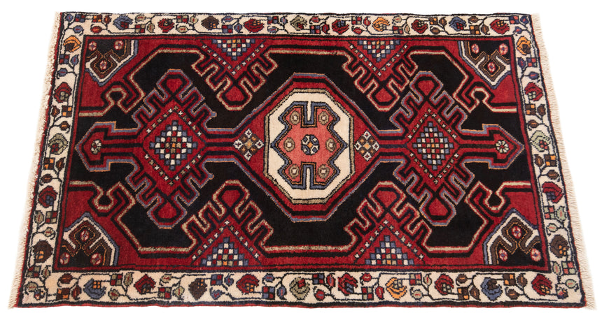 Alfombra persa Hamedan | 140 x 83 cm