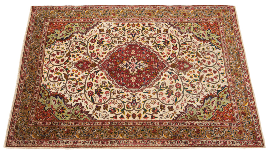 Alfombra persa Tabriz 40Raj | 148 x 105 cm
