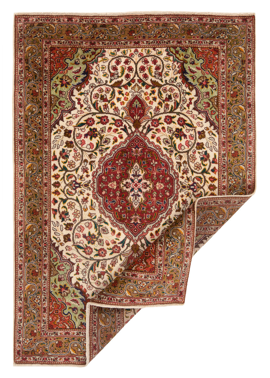 Alfombra persa Tabriz 40Raj | 148 x 105 cm