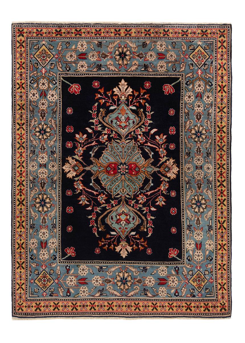 Alfombra persa Qom | 140 x 108 cm